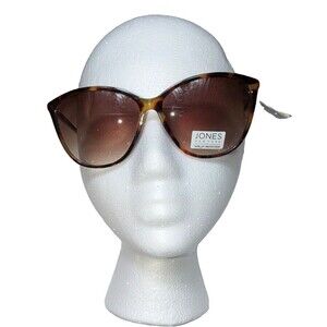 Jones New York Signature Women's Cat Eye Tortoise Shell Sunglasses Brown Tinted